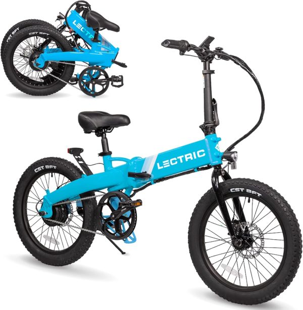 LECTRIC XP™ Lite Electric Bike | Adult Folding Bikes - Weighs Only 46lbs | 40+ Mile Range w/ 5 Pedal-Assist Levels | 20mph Top Speed - Class 1 and 2 eBike