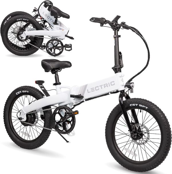 LECTRIC XP™ Lite Electric Bike | Adult Folding Bikes - Weighs Only 46lbs | 40+ Mile Range w/ 5 Pedal-Assist Levels | 20mph Top Speed - Class 1 and 2 eBike