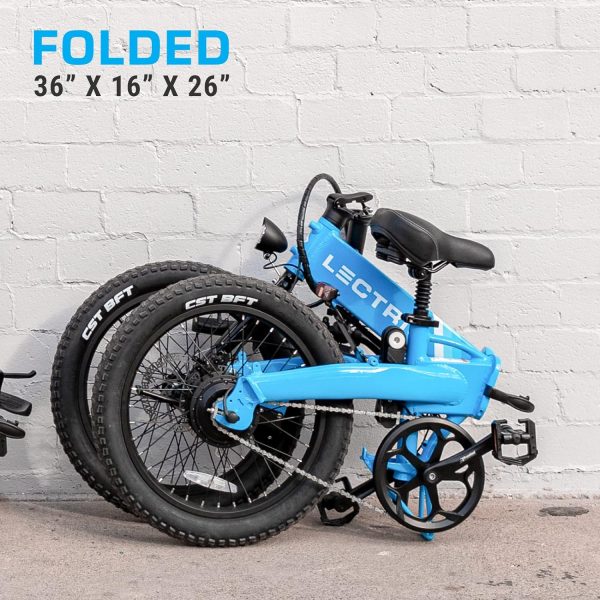 LECTRIC XP™ Lite Electric Bike | Adult Folding Bikes - Weighs Only 46lbs | 40+ Mile Range w/ 5 Pedal-Assist Levels | 20mph Top Speed - Class 1 and 2 eBike