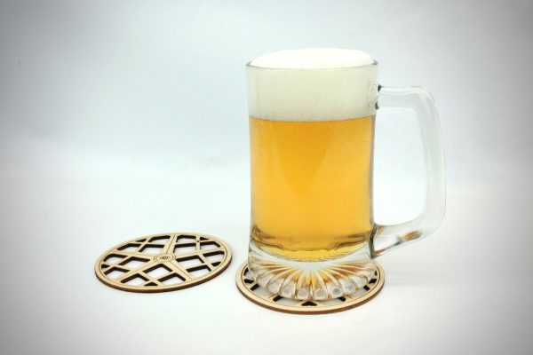 Moto Coasters Beverage & Beer Coaster Set of 4 Original Art & Design BMX